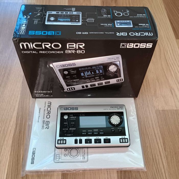 Boss BR-80 MultiEfect Recorder Rejestrator Dźwięku Wielośladowe Studio