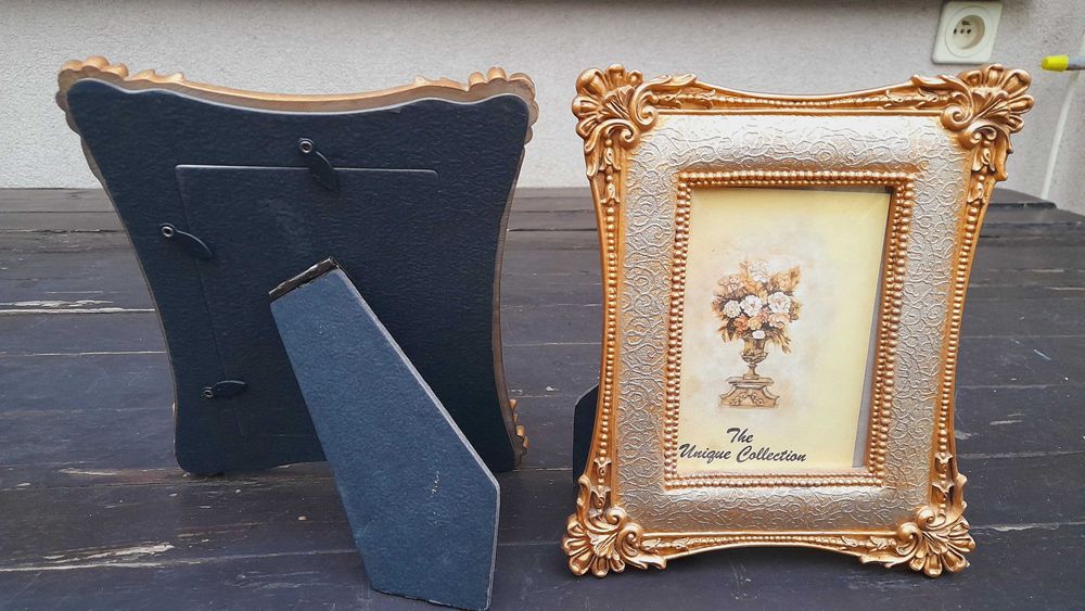 Ramki w kolorze złota, 2 sztuki