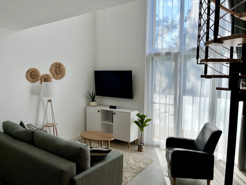 Najlepszy apartament w Dąbkach! Plaża, las, dwa poziomy, 80m2, tarasy