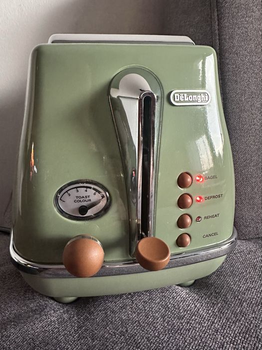 Toster opiekacz -  DeLonghi - Icona Vintage CTOV2103.GR - polecam !!!