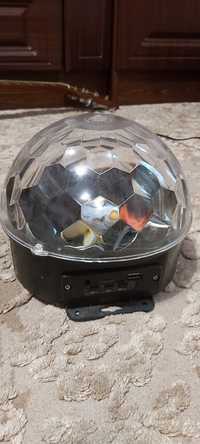 Світлодіодна диско-куля Music Ball LED Mp3 USB