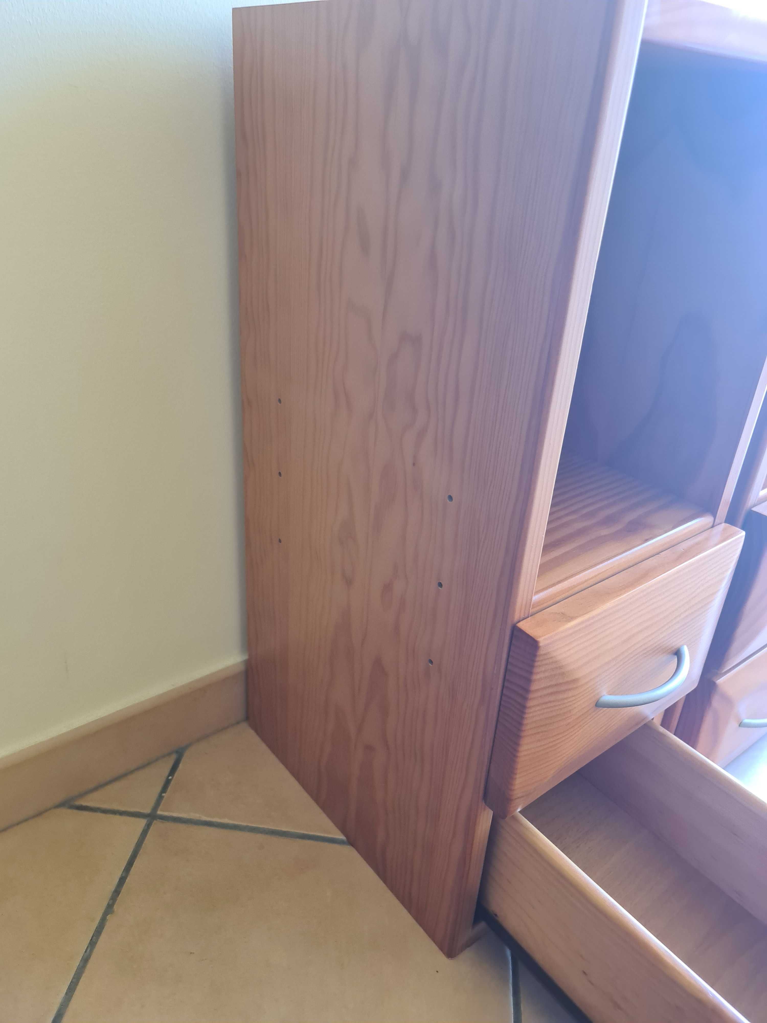 Móveis Mesas de Cabeceira Apoio em Cerejeira Wood Beside Tables