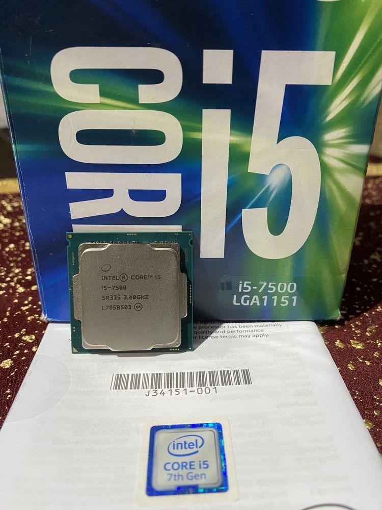 Продам процесор intel core i5 7500 LGA1151