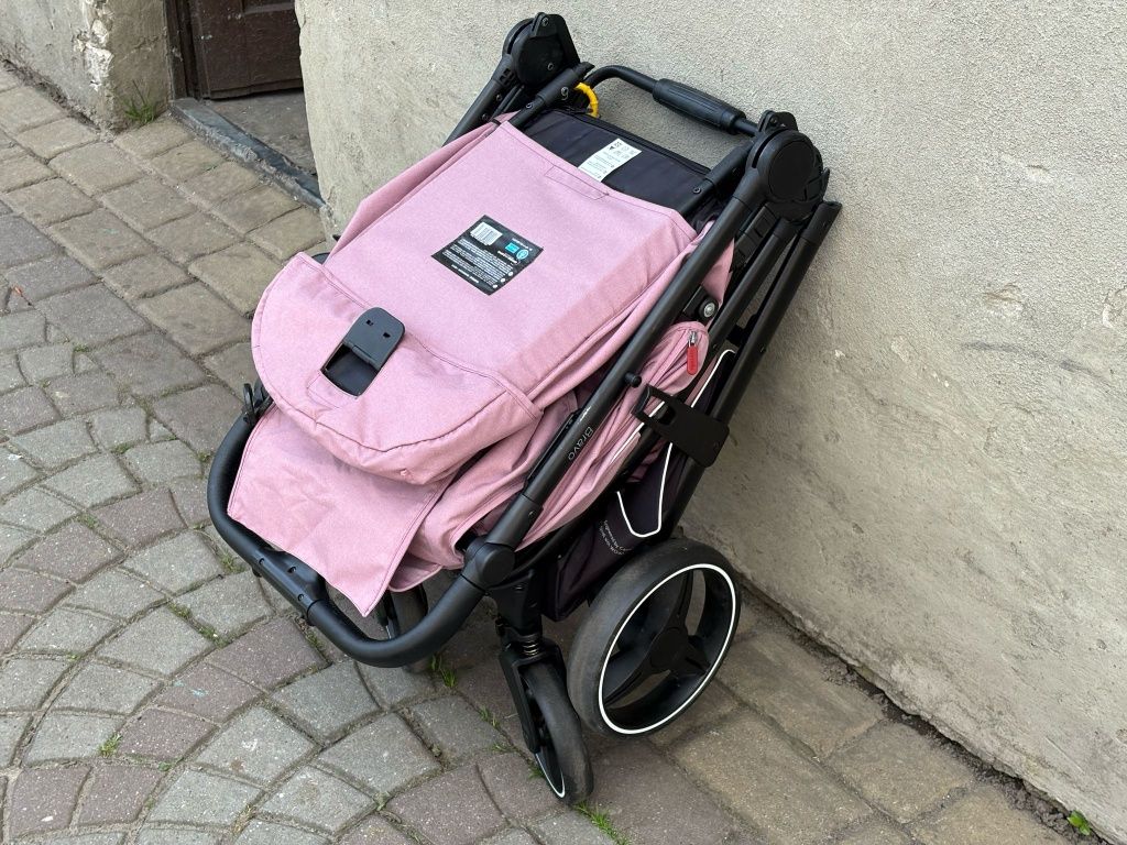 Carrello Bravo Wózek całoroczny Różowy super stan Spacerowka