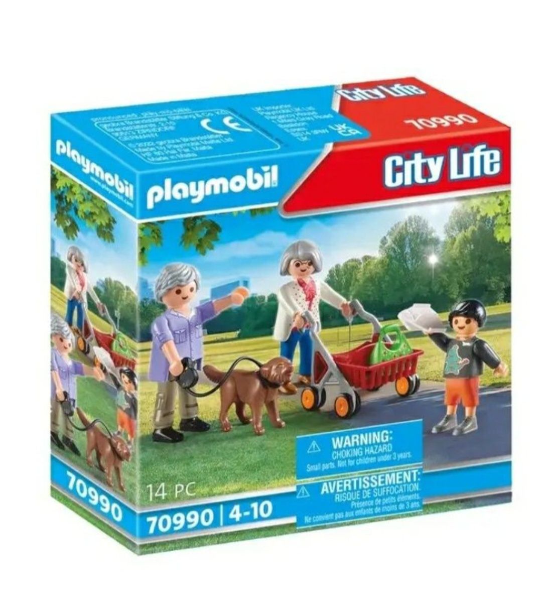 Zestaw PLAYMOBIL z serii City Life 70990 - Dziadkowie z wnuczkiem