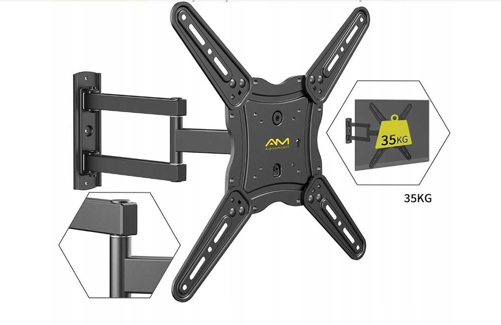 5034 Uchwyt na telewizor ALPHAMOUNT APPIMF7 26-55" 35KG