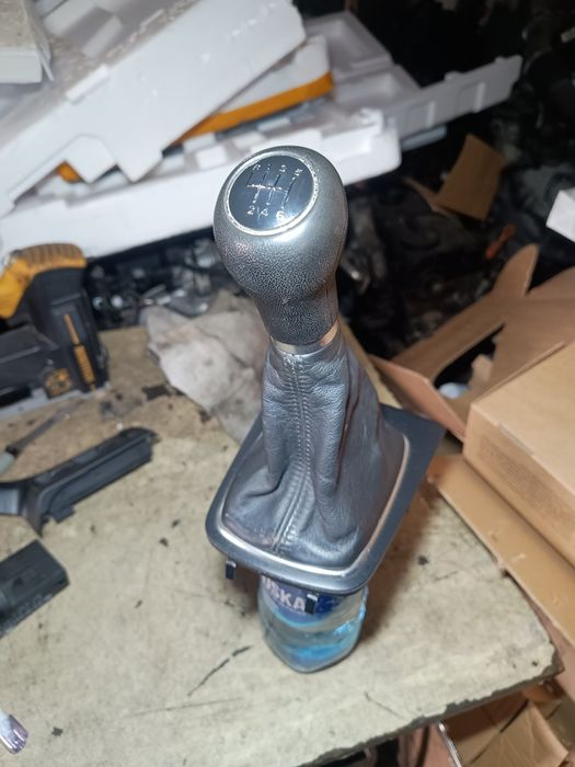 Mieszek zmiany biegów gałka ramka chrom Audi A3 8L 6b komplet