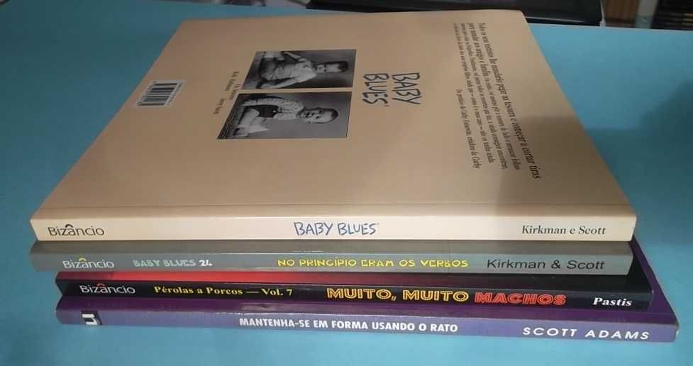 GRANDE LOTE Livros Humor CATHY, CAFÉ CÃO, ZITS, ADAM, MUTTS etc