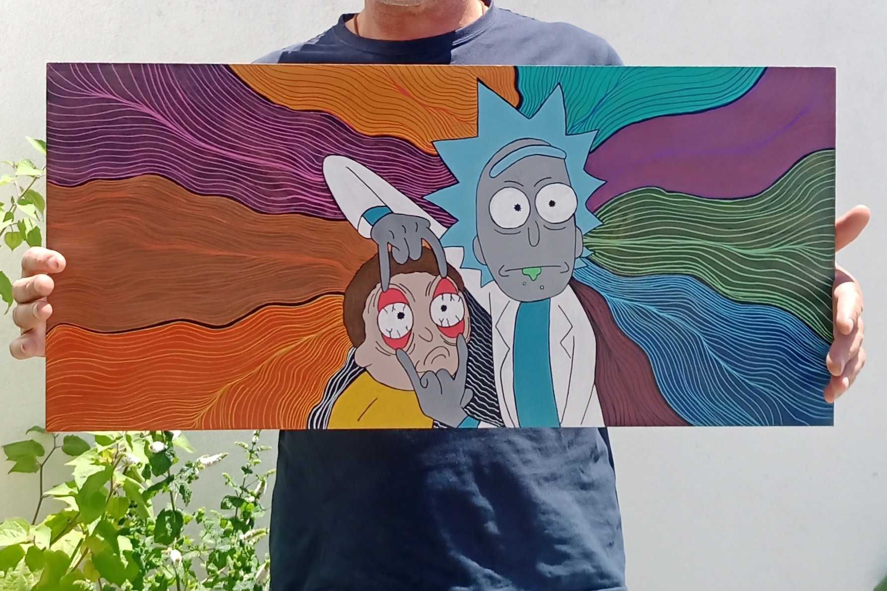 Pintura Rick & Morty