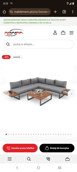 Sprzedam narożnik ogrodowy