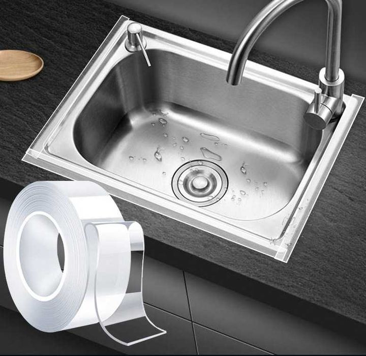 TAŚMA NANO 3M DWUSTRONNA Montażowa Wodoodporna Wielokrotnego Użytku 3M