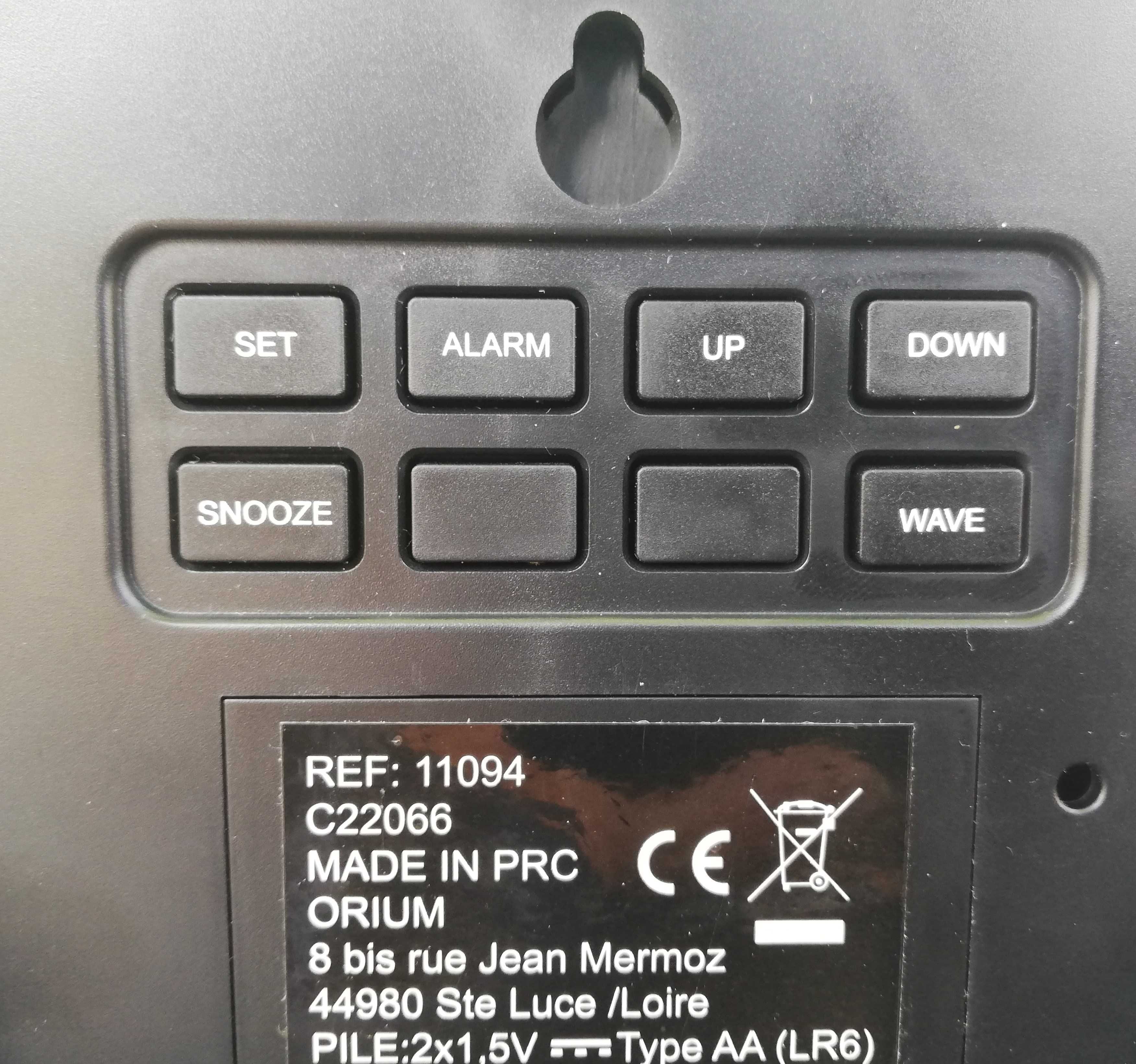 Orium 11094 - cyfrowy zegar z radiową synchronizacją czasu
