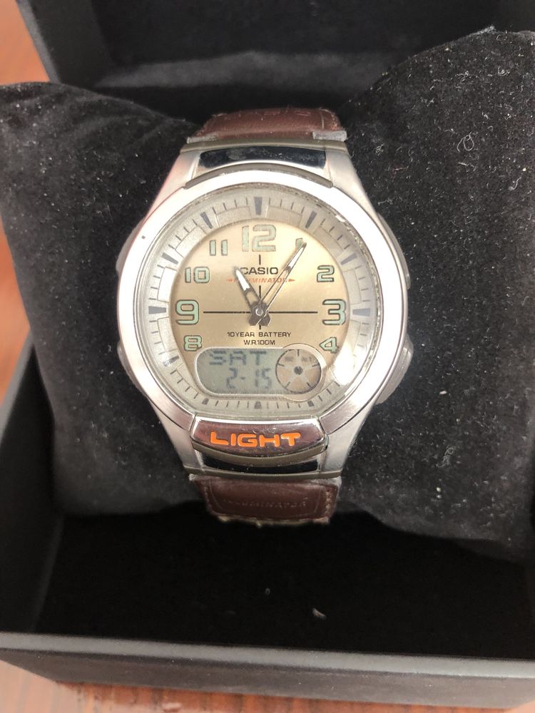 Zegarek męski japońskiej marki Casio Illuminator Japan Movt Vintage