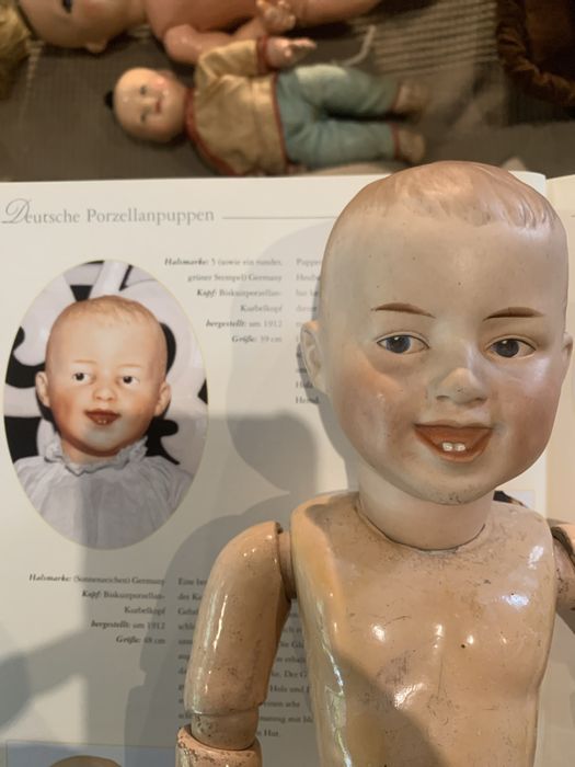 Lalka staroć bracia Heubach