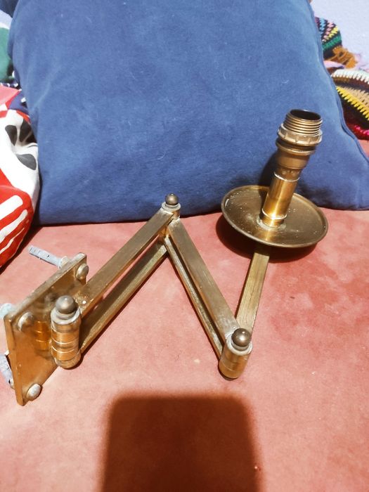 6 candeeiros de cobre