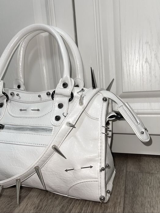 Сумка opium punk, кастомная сумка, сумка с пирсингом, city bag type