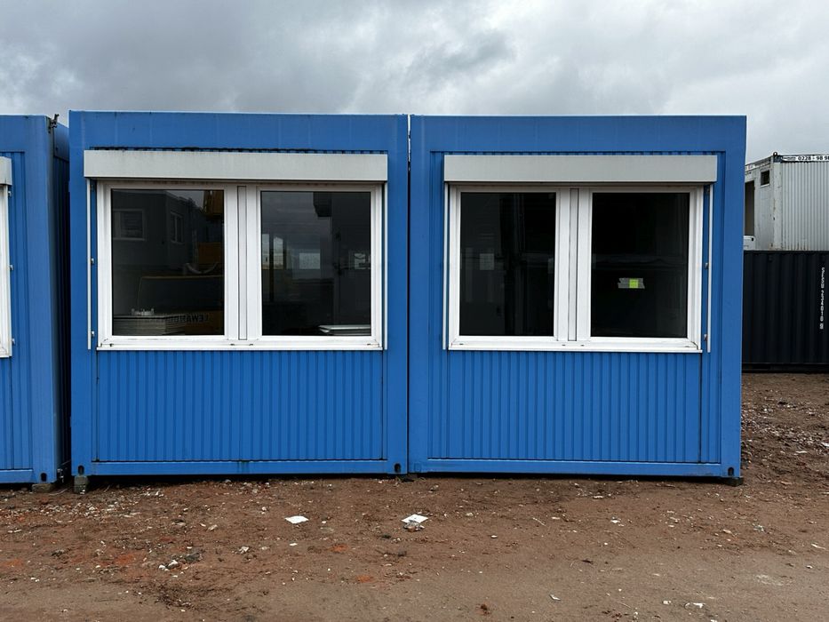 Rama kontener biurowy 12 x 3 36m2 ocieplony dom modułowy domek