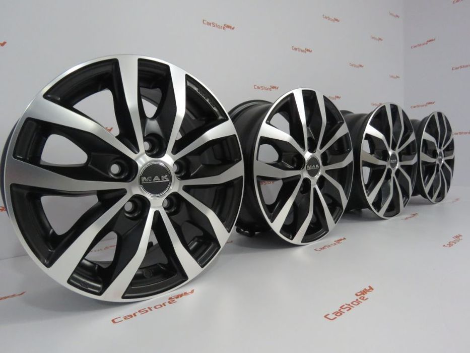Jantes MAK Load 5 ICE Black 16 x 6.5 et55 5x130