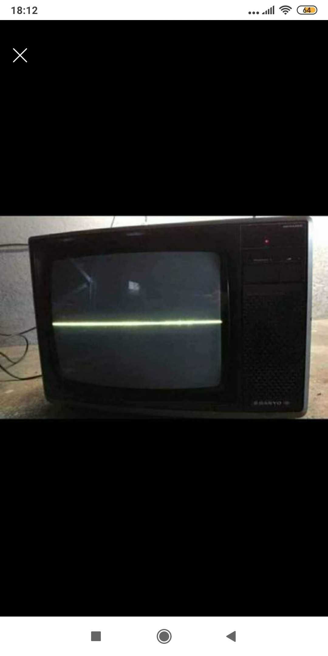 Televisão sanyo (antiga)