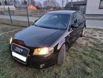Audi A3 2.0 FSI 150 KM alu grzane fotele tempomat halogeny ks. serwis 2x opony