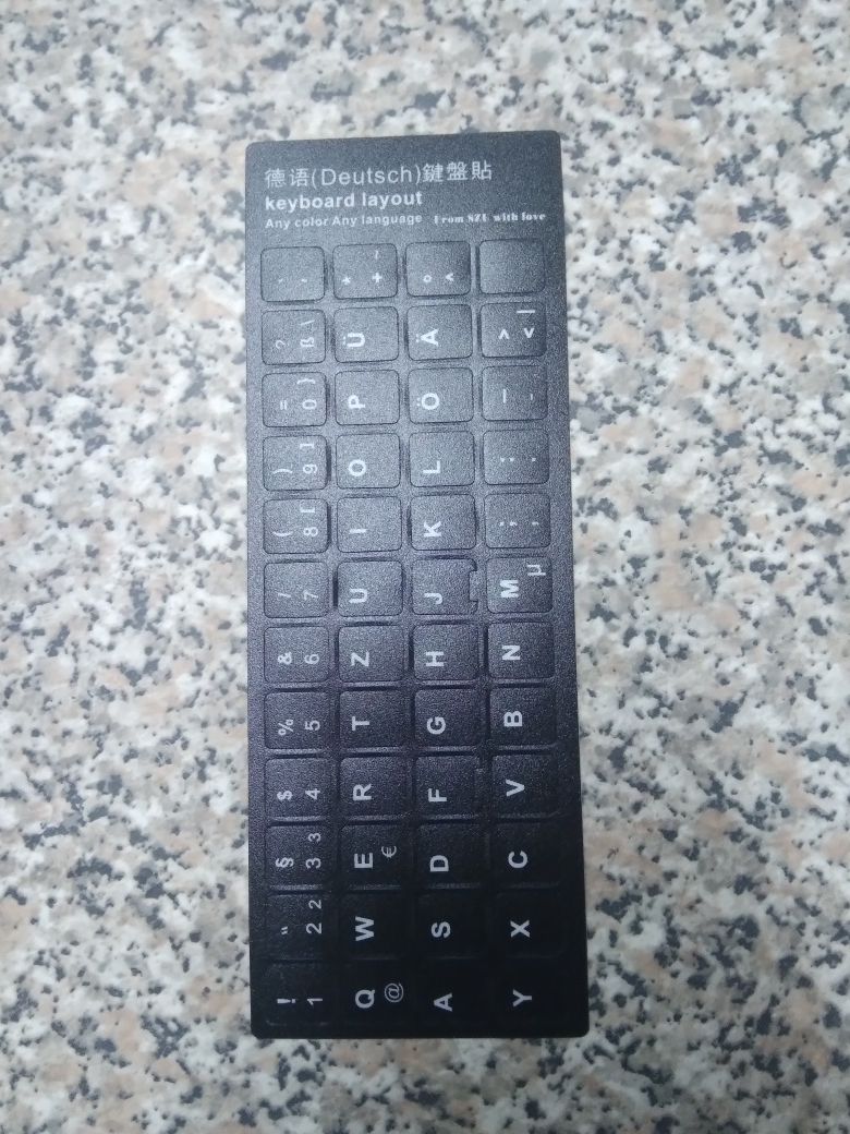 Keyboard layout - (Espanhol já fui vendido)Francês, Alemão e Italiano.