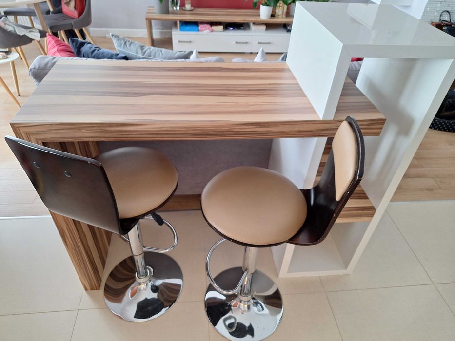 Meble kuchenne z AGD, biały połysk, super stan! (używane)