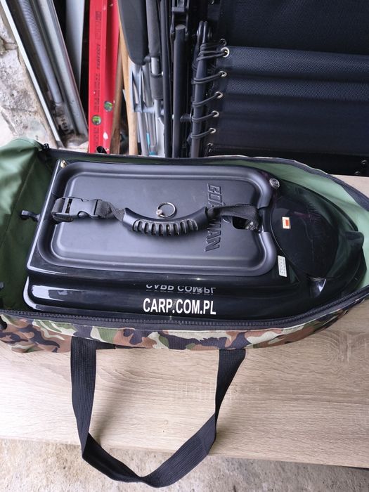 Łódka wędkarska z echo Boatman