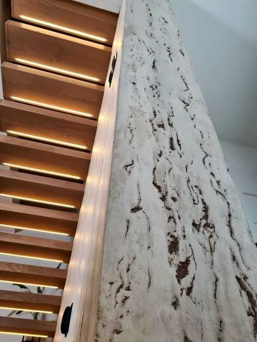 Stiuk wenecki, tynki dekoracyjne, marmoryzacja - Efekt Marmuru