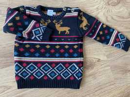 Sweter świąteczny niemowlęcy 9-12 miesięcy