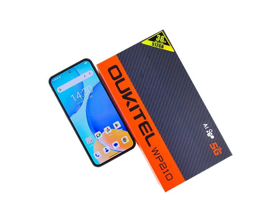 Oukitel WP210 12/512GB, AMOLED, 8800 мАг, IP68 - Захищений Смартфон