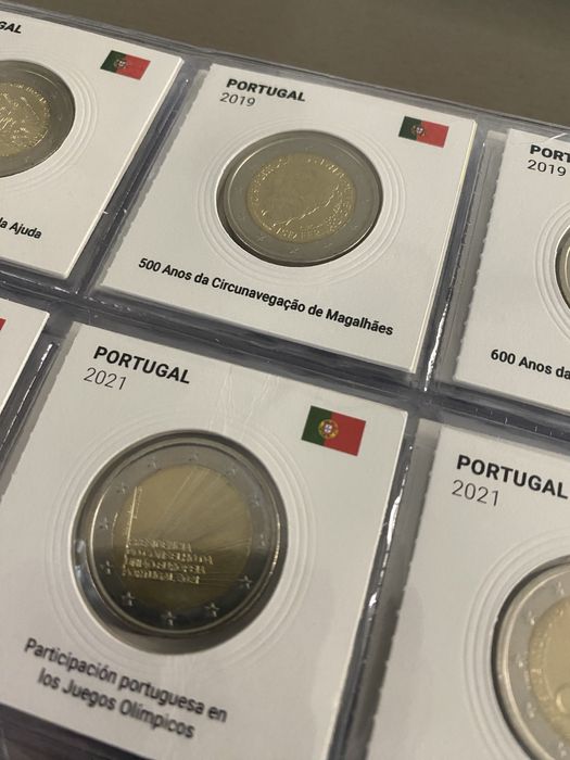 Moeda 2 Euros Portugal 2019, 500 anos da Circunavegação de Magalhães