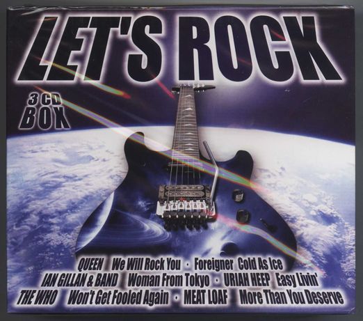 Let's Rock - 3CD-BOX: Queen, Foreigner, Wishbone Ash, Bad Company...