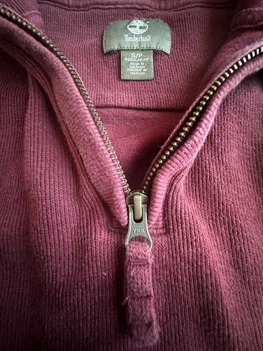Klasyczny Timberland Sweter Half Zip 1/4 regular fit - styl wygoda