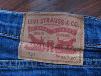 Levis 751 W34 L30 spodnie jeansowe jeansy męskie