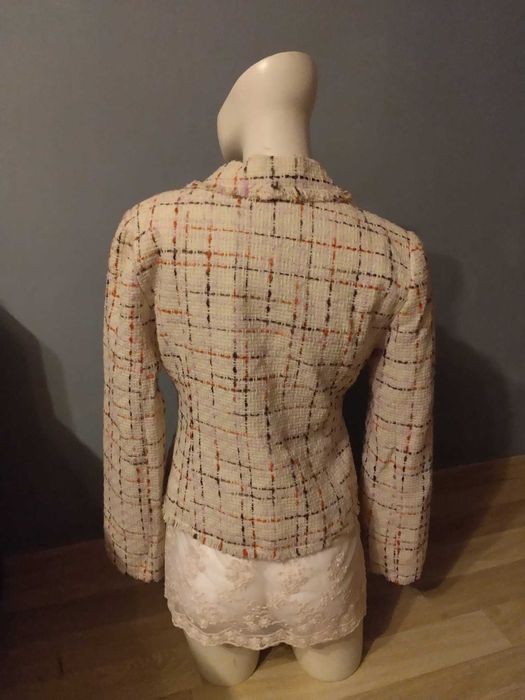 Marynarka damska tweedowa 42 XL