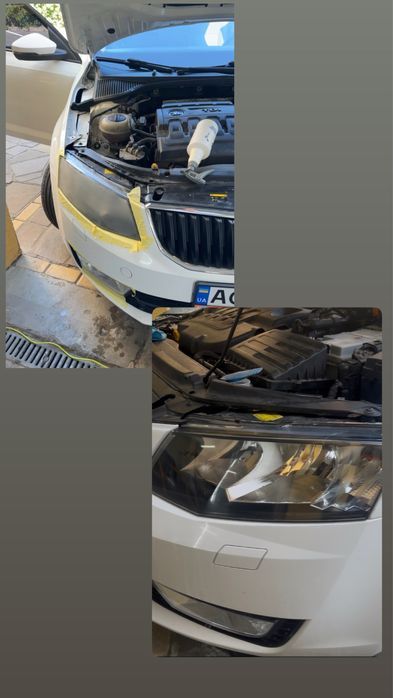 Полірування фар та автомобіля