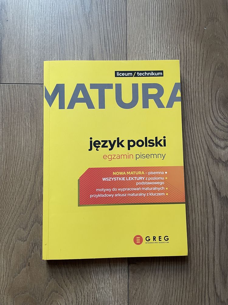 Matura język polski lektury wypracowania arkusze NOWA