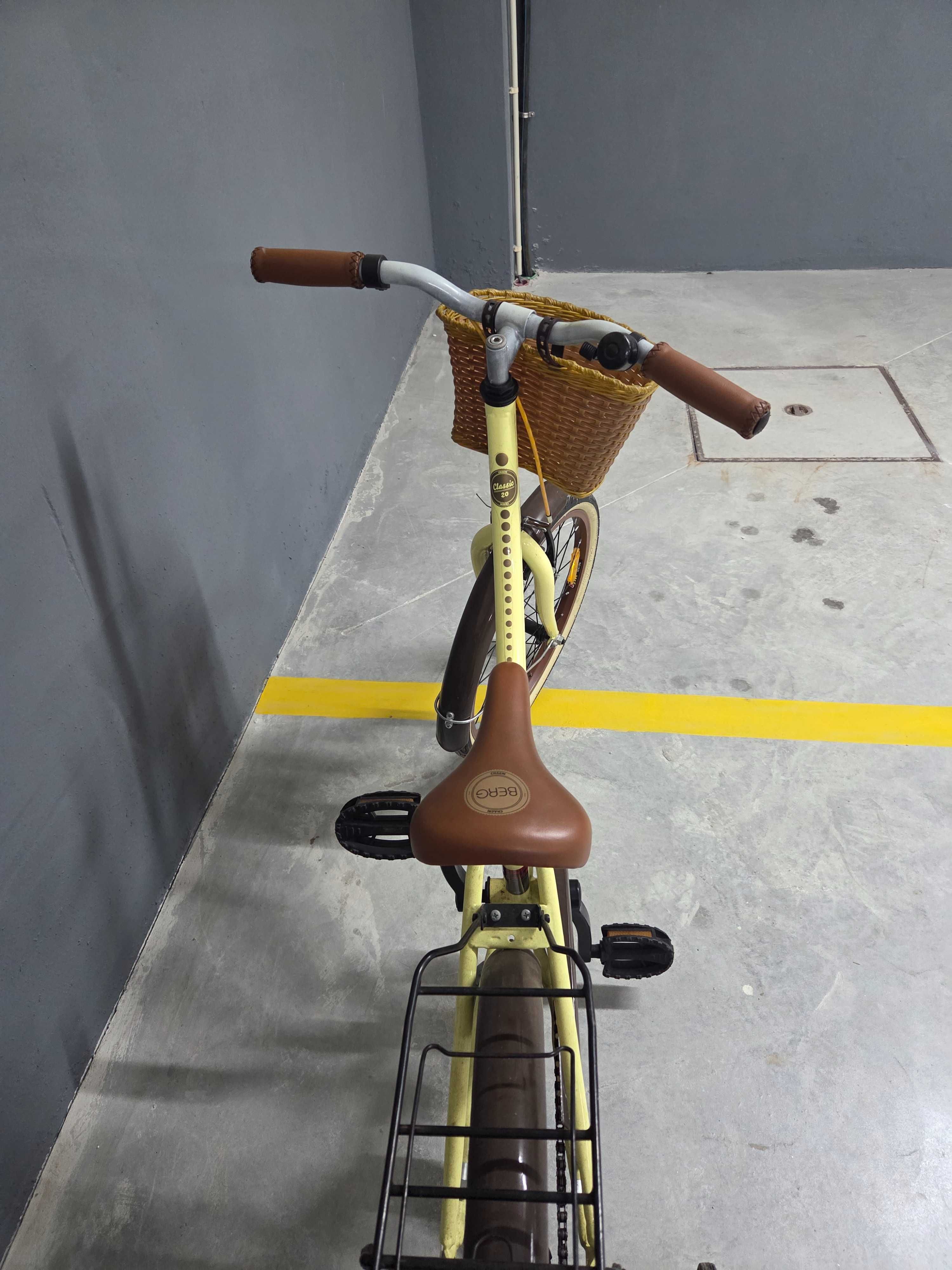 Bicicleta roda 20 com cesta
