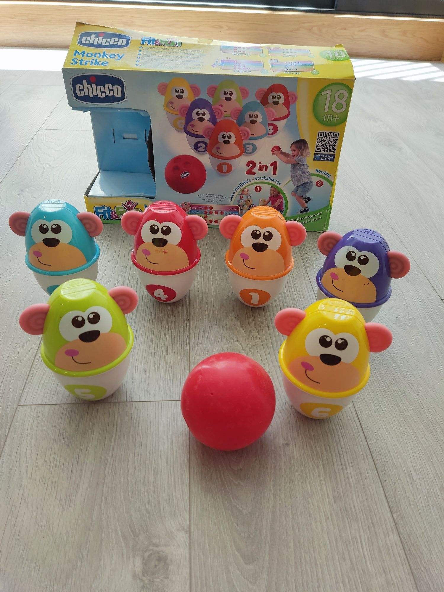 Chicco Strike dos macaquinhos - Bowling