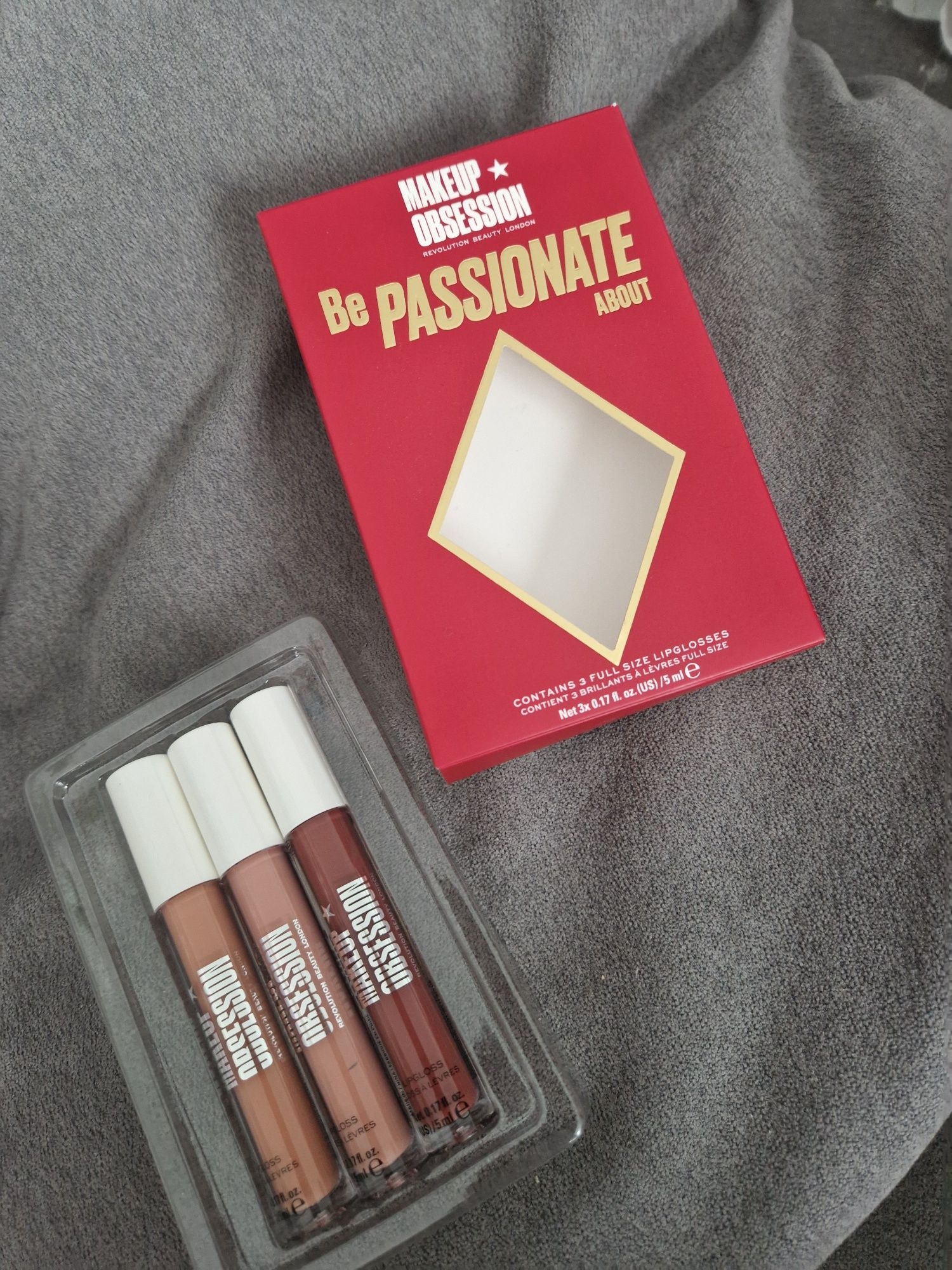 Zestaw błyszczyków makeup obsession