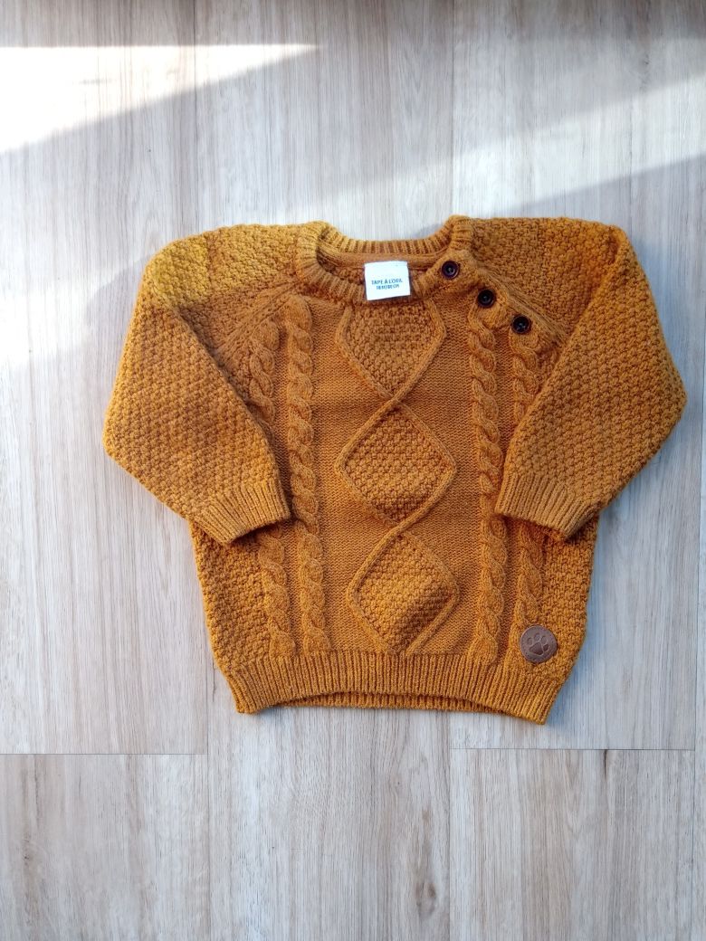 Sweter rudy TAO rozmiar 80