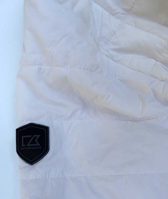 CUTTER & BUCK biała pikowana kurtka damska