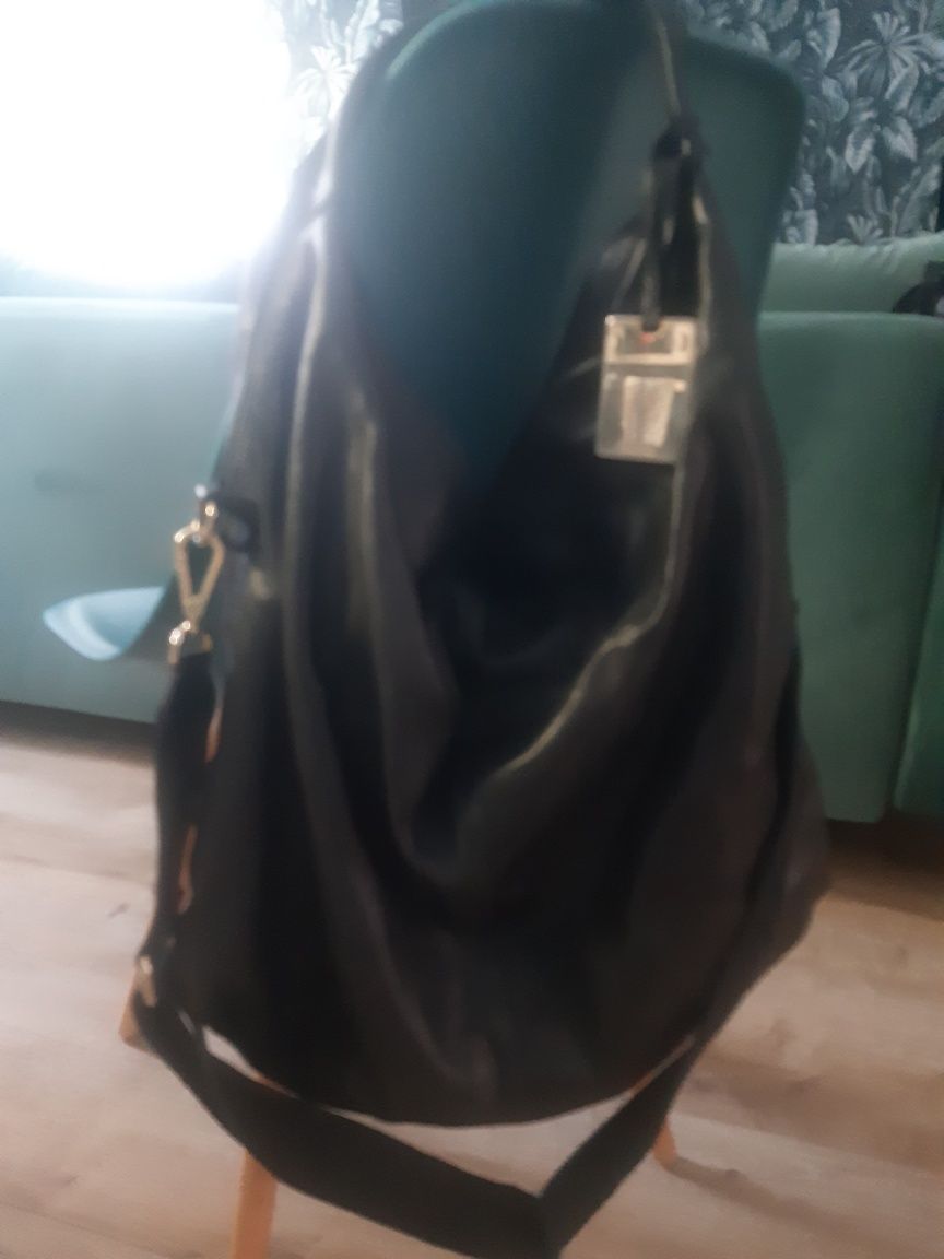 Duża skórzana torebka Furla