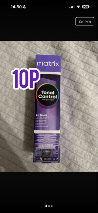Toner do włosów Matrix 10P