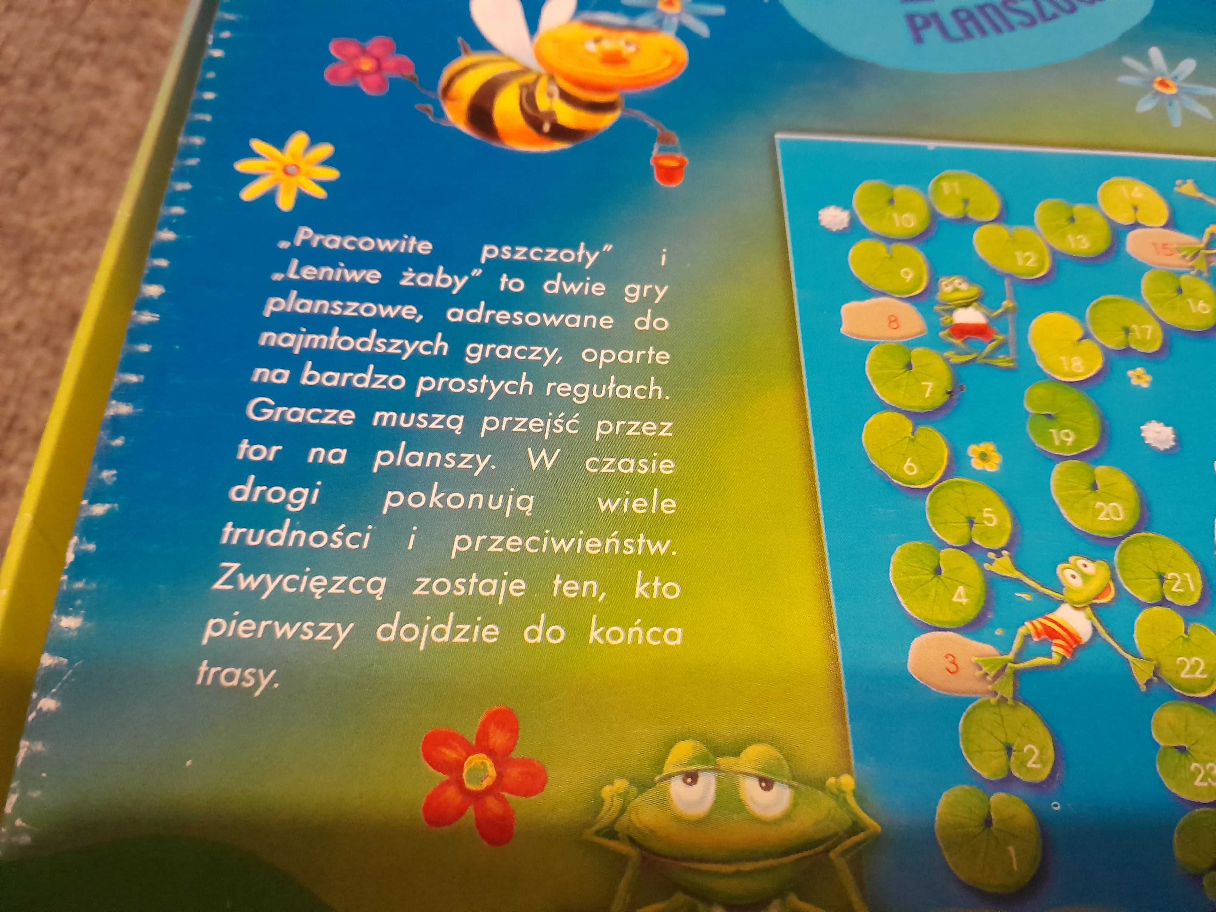 Pracowite pszczoły i leniwe żaby gra planszowa