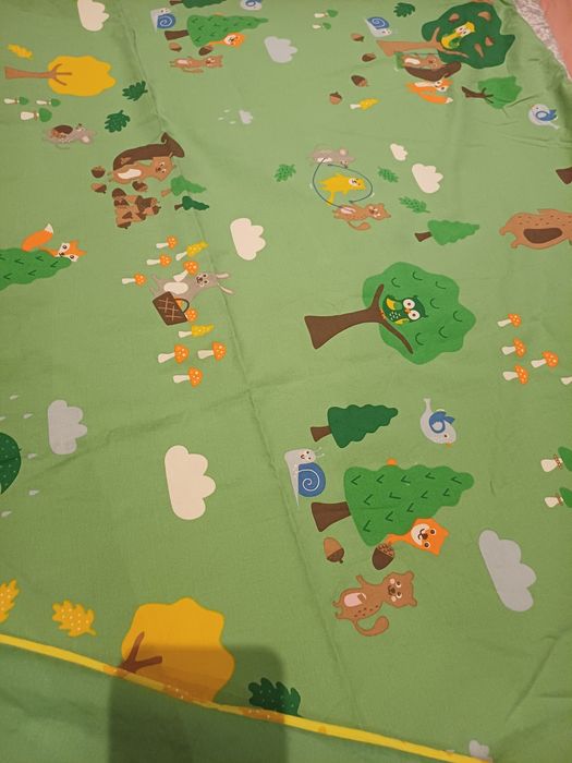 Ikea pościel dla dziecka Brummig zwierzęta leśne 150x200cm 50x60cm