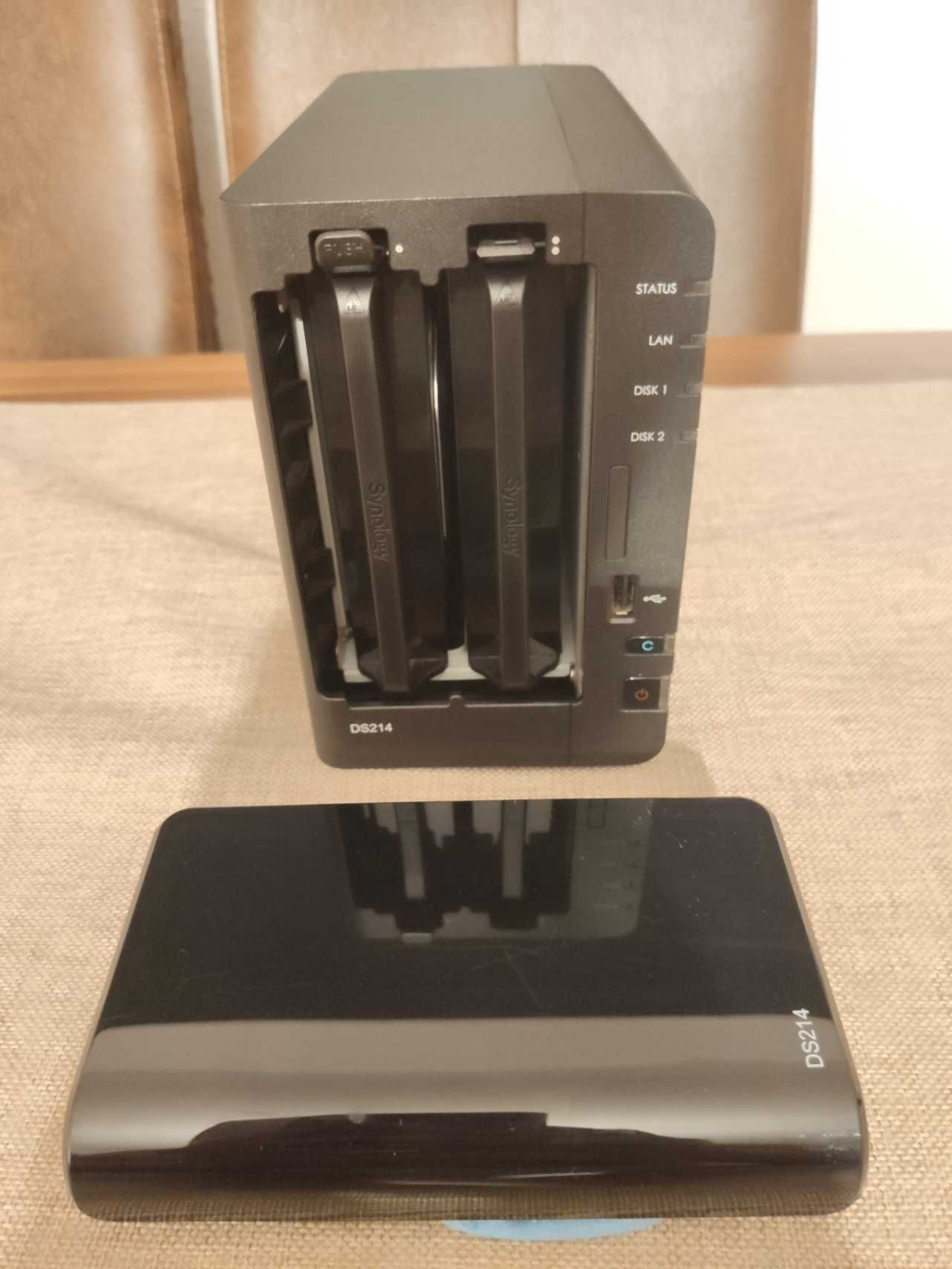 Synology DS214 + HDD 2 x 2 TB - Serwer NAS - Dyski sieciowe - CHMURA