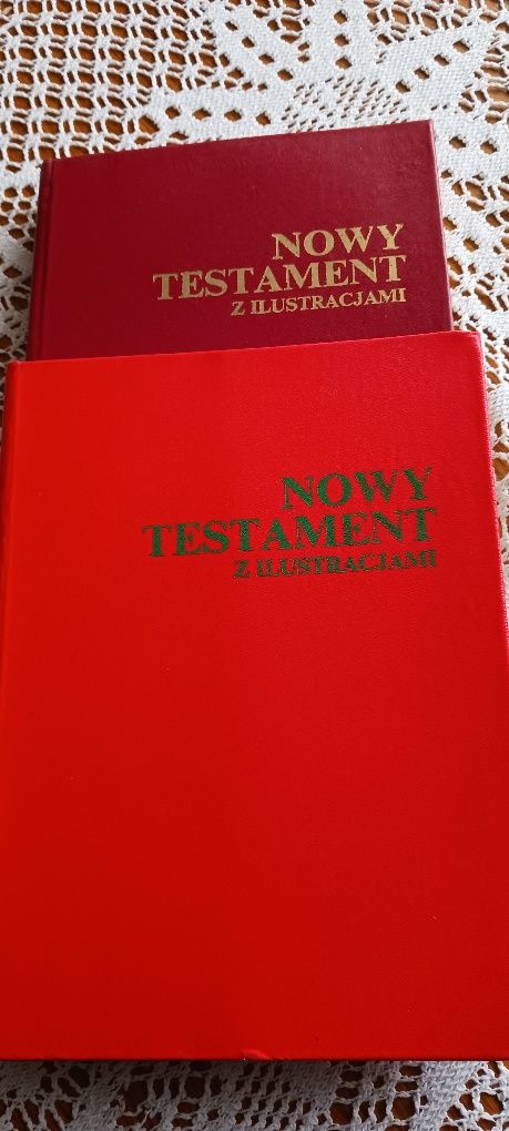 Pismo Święte  2 egz.Nowego Testamentu.Zagadki biblijne.ki