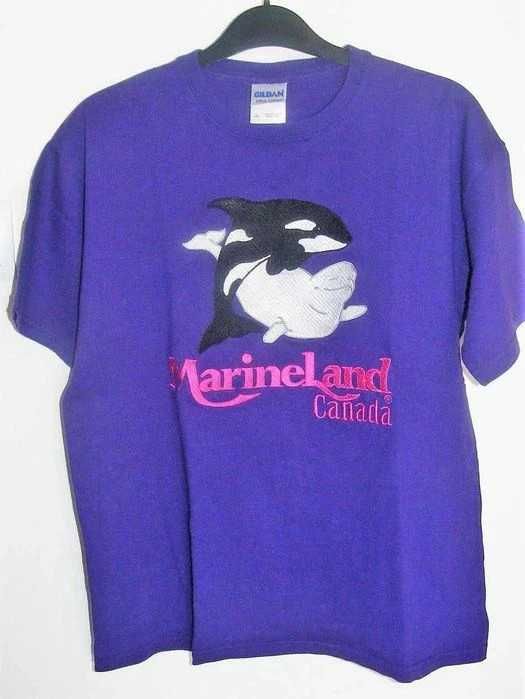 Gildan t shirt Marineland Canada wyszywany wzór L