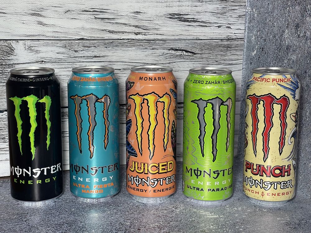 Енергетичний напій Енергетик Monster 500 мл 10 видів